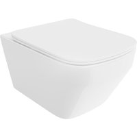 Riva WC-Schüssel Rimless Tornado mit Slim-Absenkautomatik-Sitz, Duroplast, wei√ü gl√§nzend - 30630200T - Mexen Riva WC-Schüssel Rimless Tornado mit Slim-Absenkautomatik-Sitz, Duroplast, wei√ü gl√§nzend - 30630200T - Mexen von MEXEN