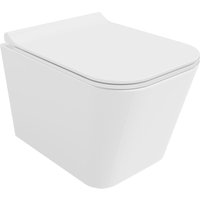 Teo WC-Schüssel Randlos mit slim Sitz und Absenk-Automatik, duroplast, Weiß - 30850700 - Mexen Teo WC-Schüssel Randlos mit slim Sitz und Absenk-Automatik, duroplast, Weiß - 30850700 - Mexen von MEXEN