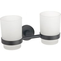 Tiber Doppelter Zahnputzbecher, Schwarz - 7050552-70 - Mexen Tiber Doppelter Zahnputzbecher, Schwarz - 7050552-70 - Mexen von MEXEN