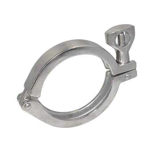 1/2 ''1,5" 2 "3" 4 "6" 8 "Tri Clamp + Silikon Dichtung 304 Edelstahl Rohr Fitting(2.5Inch Ferrule 77.5) von MEXEWORD