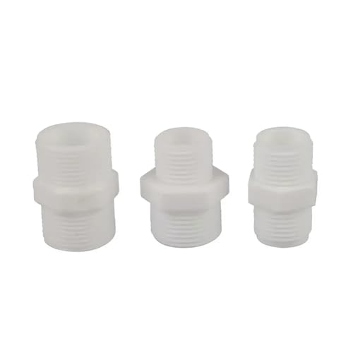 MEXEWORD 1/2 '' 3/4 '' 1/2 '' bis 3/4 '' Außengewinde Doppelstecker for PVC PE PB Verschiedene Kunststoffrohre Heimwerker-Rohrverschraubungen(3I4 inch - 1I2 inch) von MEXEWORD
