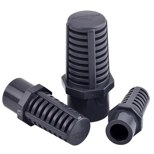 MEXEWORD 1 STÜCKE Grau 20~63 mm UPVC Aquariumfilter Interner Fischtank-Wassereinlass-Wasserpumpenfilter PVC Durchlässige Kappe Blumenkorb Siebsieb(Outer Dia 32mm) von MEXEWORD