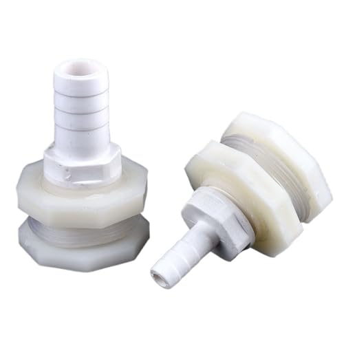 MEXEWORD 1 stück Weiß 1/2 "/3/4" Auf 8~16mm PVC Aquarium Fisch Tank Gelenke Abflussrohr Anschluss Gartenbewässerung Bewässerung Schlauch Joint Wasser Tank Adapter(1l2 Inch-8mm) von MEXEWORD
