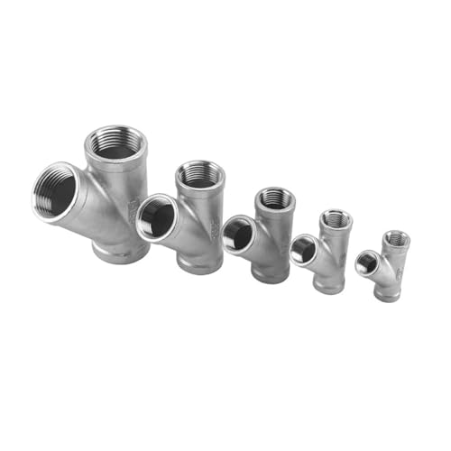 MEXEWORD 1 stücke 304 Edelstahl Y-typ 45 Grad Geneigt T-stück Innengewinde Wasser Distributor Innen Draht Wasser Rohr armaturen(1/2") von MEXEWORD