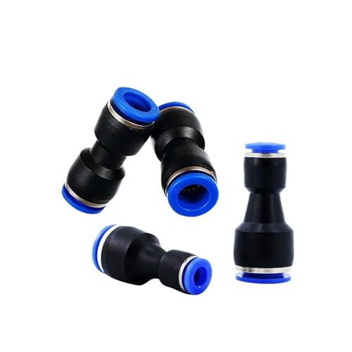 MEXEWORD 1PC Pneumatische Armaturen PU/PG Gerade Stecker 4-16mm OD Schlauch Reduzierung 8-6mm Kunststoff Push In Air Schnell Anschluss(16-10MM) von MEXEWORD