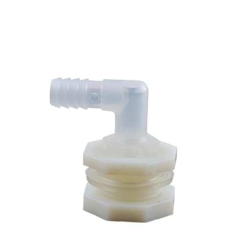 MEXEWORD ABS 1/2 Zoll bis 6,4~19,5 mm Ellenbogen-Bewässerungsgelenk, Wassertank-Schlauchanschluss, Aquarium-Gartenbewässerungsrohr, 90-Grad-Adapterrohr(1/2"-9.5mm) von MEXEWORD