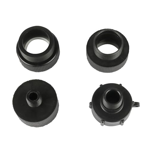 MEXEWORD Außengewinde 3/4" 1" 1,5" 2" Schnittstelle IBC-Tankanschluss Verdickter Kunststoff-Hahnanschluss Wassertankanschluss for Hausgartenwasser 60 mm Innengewinde(2") von MEXEWORD