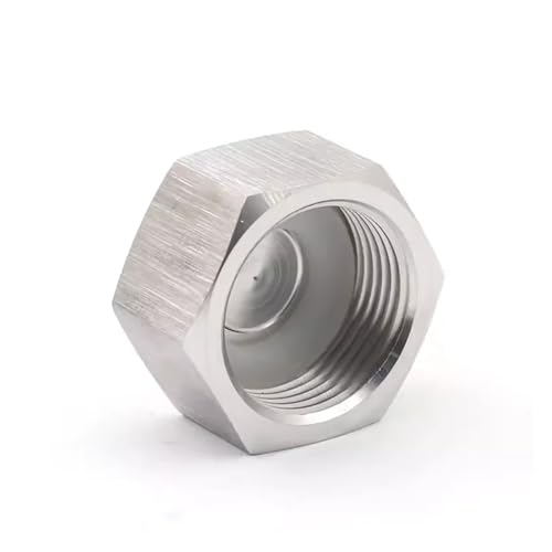 MEXEWORD BSP NPT Metrisches Innengewinde 304 Edelstahl Sechskantkopf Endkappe Stecker Rohrverschraubung Adapter Anschluss(M12x1) von MEXEWORD