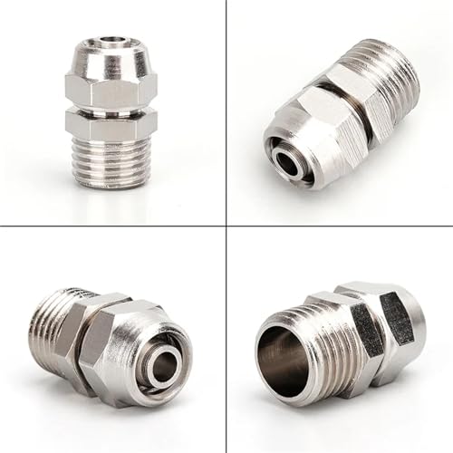 MEXEWORD PC4 6 8 10 12mm Rohr Rohr Zu M5 1/8 1/4 3/8 1/2 Luftröhre Schnell Schraube Rohr Armaturen Kupfer Pneumatische Komponenten schnelle Twist Joint(PC OD16MM 3/8") von MEXEWORD