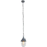 Pendelleuchte Ebbe in Grau und Transparent E27 - grey - Mexlite von MEXLITE