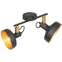 Steinhauer - wandleuchte - Prato - schwarz - metall - von MEXLITE