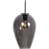 Hängeleuchte - HaloSwap - schwarz - glas rauchglas - - Mexlite von MEXLITE