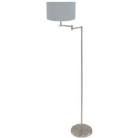 Mexlite - stehlampe - Bella - stahl - leinen metall - stehlampe - von MEXLITE