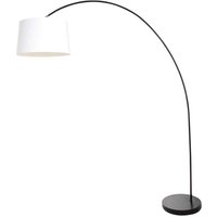 Mexlite - stehlampe - Solva - schwarz - leinen metall - von MEXLITE