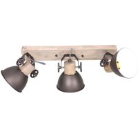 Mexlite - spot - Gearwood - anthrazit - metall gummibaumholz - Mexlite - spot - Gearwood - anthrazit - metall gummibaumholz - von STEINHAUER