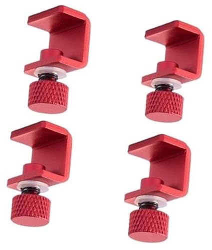 MEXWLOP 3 Stück 1,5 m 3D-Drucker-Schrittmotorkabel HX2.54 4-polig auf 6-polig, for 3D-Drucker Nema 17 Schrittmotor, 3D-Drucker-Schrittmotor-Verlängerungskabel(BLACK 4Pcs 3D Printer Bed Clips Red) von MEXWLOP