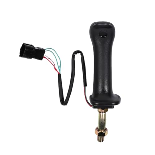MEXWLOP Bagger Joystick Assy Griff Getriebe 3 Tasten, for Doosan, Dh Dx150 215 225 300 370 9c Bagger Kleber Control Stange Zubehör Staubschutz für Baggergriff(Right) von MEXWLOP