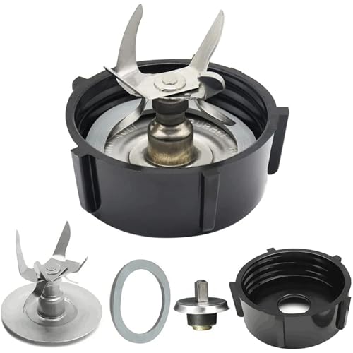 MEXWLOP Ersatzteile for Mixerklingen, kompatibel mit Oster, 6-Punkt-Fusion-Klingen-Kit, Mixer-Ersatzteile Mixerklingendeckel von MEXWLOP