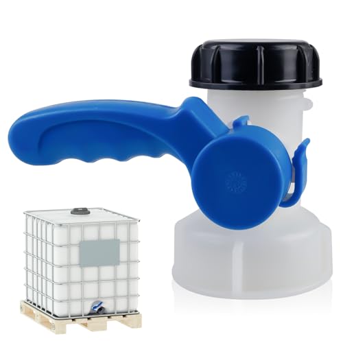 IBC-Wassertank Universal Adapter,75mm DN50 IBC Kugelhahn,Wassertank-Zubehör,IBC Auslaufhahn Absperrhahn,Klappenhahn Für Regenwassertank Anschluss Ablasshahnc von MEYAGOT