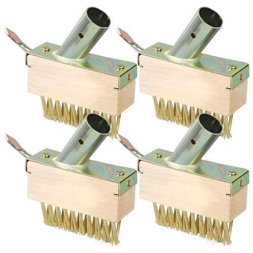 Unkraut Fugenbürste,4 Stück 10 x3.5 x4cm Garten Reinigungsbürsten,Fugenreinigung Stahlbürste,Stahlborsten Fugenbürste Für Moos & Unkraut von MEYAGOT