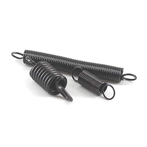Druckfedern, Torsionsfeder aus Edelstahl, Doppelhaken-Zugfeder, 10 Stück kleine Zugfeder(0.4x4x20mm) von MEYINGOU