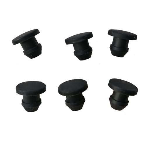 Gummi-Verschlusskappen, Staubstopfen, Feste Silikonkautschukkappen T-Typ Steckerabdeckung Snap-on Dichtung Enddichtung Stopper 2,5 mm-14 mm(12MM10PCS) von MEYINGOU