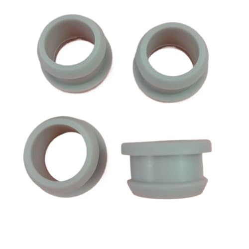 Gummi-Verschlusskappen, Staubstopfen, Silikonstopfen, 1/2/5 Stück graue Silikongummi-Aufstecktülle 4,5–50,6 mm Lochstopfen(2pcs,25Mm Bore 20Mm) von MEYINGOU