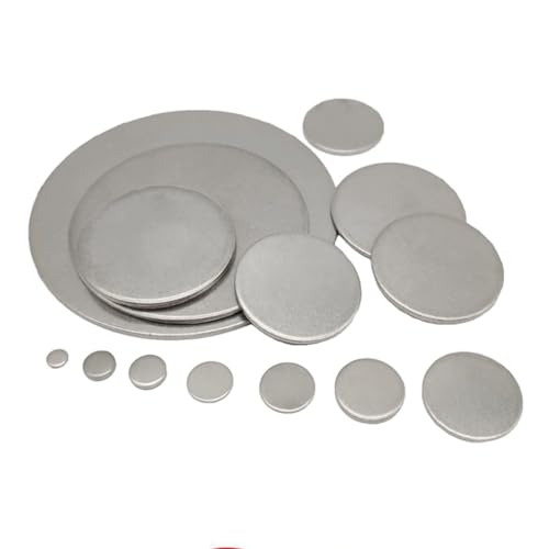 Kreisscheibe aus Edelstahl, 54 mm – 89 Edelstahlscheibe, solide kleine runde Stahlplatte, Dicke 1/1,3/1,8/2,7(60 * 1.3mm) von MEYINGOU