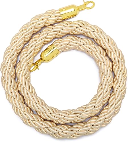 MEYINGOU Absperrseil, Absperrseil, Geflochtene/gedrehte Hanfseilbarriere for Warteschlangenteiler, Seilsicherheitsbarriere,(3.3ft/100cm) von MEYINGOU