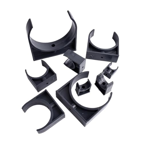 PVC-Rohrhalter, Kunststoff-Rohrverschraubung, 2~20 stücke ID 20~110mm UPVC Rohr Klemme Stecker Garten Bewässerung Aquarium Bewässerung Adapter Armaturen Befestigung joint(20pcs,Inner Dia 20mm) von MEYINGOU