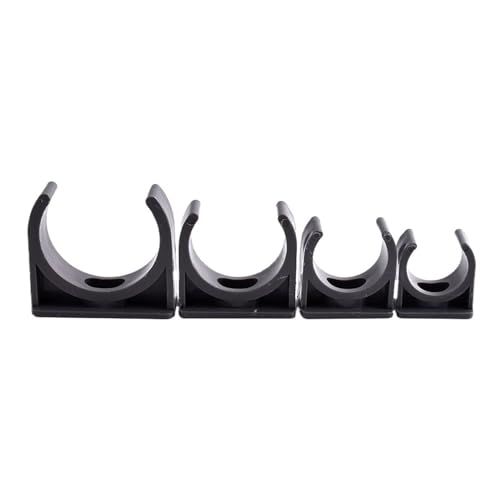 PVC-Rohrhalter, Kunststoff-Rohrverschraubung, 2~20 stücke Innen-Ø 20~40mm PVC Rohr Klemme Stecker Garten Bewässerung Aquarium Bewässerung Adapter Armaturen befestigung Joint(2pcs Inner Dia 25mm) von MEYINGOU