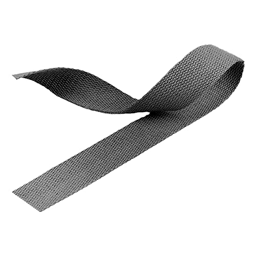 Polypropylen-Gurtband, Gurtband aus Polyester-Baumwolle, 2,5 cm x 4,5–45 m, 1,3 mm Dicke, mehrfarbig, mehrere Größen(Grey,20 yard) von MEYINGOU