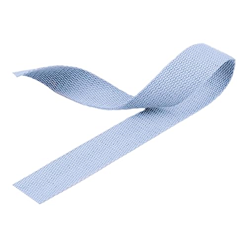 Polypropylen-Gurtband, Gurtband aus Polyester-Baumwolle, 2,5 cm x 4,5–45 m, 1,3 mm Dicke, mehrfarbig, mehrere Größen(Light Grey,5 yard) von MEYINGOU