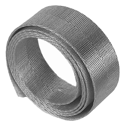 Polypropylen-Gurtband, Nylon-Gurtband, 25 mm (1 Zoll) Breite, mehrfarbig, 5–20 Yard Länge for Taschengurte, DIY-Basteln(Grey,20 yard) von MEYINGOU