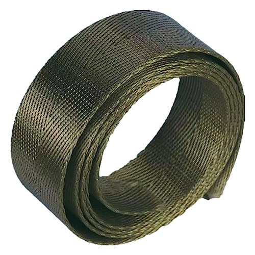 Polypropylen-Gurtband, Nylon Gurtband 38mm Fischgrät Tasche Strap 5-20 Yard Multicolor DIY Handwerk Reparatur(Army Green,5 yard) von MEYINGOU