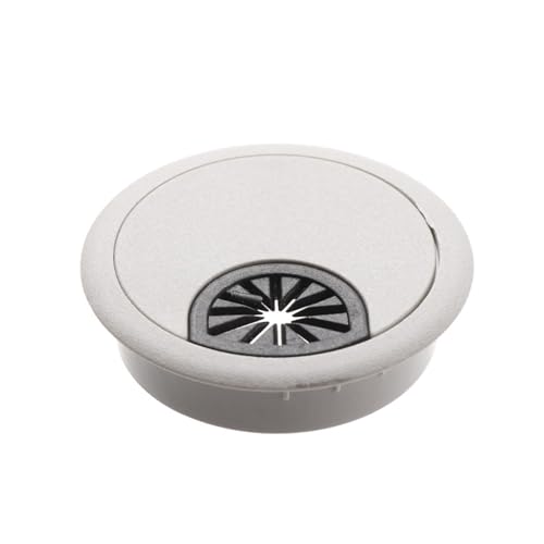 Schreibtischtülle, 6PCS Runde PC Computer Schreibtisch Kunststoff Tülle Kabel Loch Abdeckungen Draht Rack Organizer(50mm) von MEYINGOU