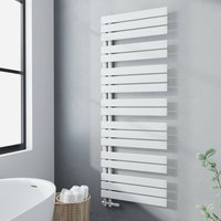 Badheizkörper Weiß Flach Handtuchtrockner 1662x600mm Asymmetrie Handtuchheizkörper 977 Watt Seitenanschlusss - Meykoers von MEYKOERS