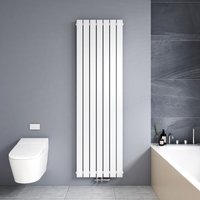 Meykoers - Flach heizkörper Weiß 180x54cm Einlagig Heizkörper Vertikal Design 1107 Watt Mittelanschluss von MEYKOERS