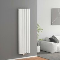 Heizkörper Design Flachheizkörper 160x46cm Vertikal Doppelschicht Mittelanschluss 1490W - 1600x460mm Doppellagig Weiß Radiator - Meykoers von MEYKOERS