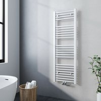 Heizkörper Handtuchtrockner 120x40cm Vertikal Badheizkörper Weiß Handtuchheizkörper 427 Watt Mittelanschluss - Meykoers von MEYKOERS