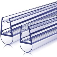 Meykoers - Duschtür Dichtung 2x80cm dichtungen, Ersatzdichtung für 4-6mm Glasstärke, Bodendichtung Schwallschutz für Duschkabine - 2 Stück Meykoers - Duschtür Dichtung 2x80cm dichtungen, Ersatzdichtung für 4-6mm Glasstärke, Bodendichtung Schwallschutz für Duschkabine - 2 Stück von MEYKOERS