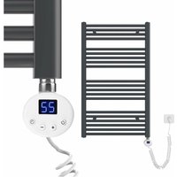 Elektrischer Handtuchtrockner mit 500W digital Thermostat 100x60cm Anthrazit Badheizkörper - Meykoers von MEYKOERS