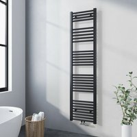Meykoers - Handtuchheizkörper Anthrazit 160x40cm Badheizkörper 547 Watt Gerade Heizkörper Mittelanschluss von MEYKOERS