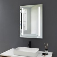 Led Badspiegel 50 x 70 cm Badezimmerspiegel mit Kaltweißer Beleuchtung, Wandschalter, IP44 Energie sparen - Meykoers von MEYKOERS