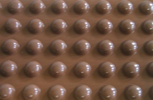 Gummipilze Elastikpuffer Möbelpuffer selbstklebend 20 Stück (9,5 Ø x 4,8 mm, Braun rund) von MEYNE