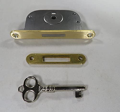 Pianoschloss Klavierschloss Möbelschloss 10 x 78 mm rund von MEYNE