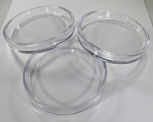 Untersetzer für Klavier Flügel Möbel aus Kunststoff/Polycarbonat; transparent; außen 86,5 mm Ø -3 Stück- von MEYNE