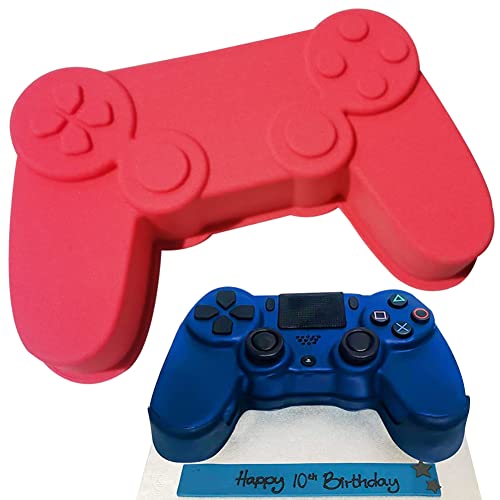 MEZHEN Silikonformen Gamepad Backform Game Controller Kuchenform Silikon Form 3D Kuchenbackform Mousse Videospiel Motivbackformen Gelee Dessert Seifenform Geburtstag MEZHEN Silikonformen Gamepad Backform Game Controller Kuchenform Silikon Form 3D Kuchenbackform Mousse Videospiel Motivbackformen Gelee Dessert Seifenform Geburtstag von MEZHEN