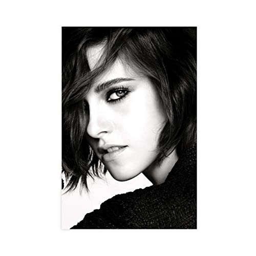 MEZUMI Kristen Stewart 6 Leinwand-Poster, Wandkunst, Dekordruck, Bild, Gemälde für Wohnzimmer, Schlafzimmer, Dekoration, ungerahmt, 60 x 90 cm von MEZUMI