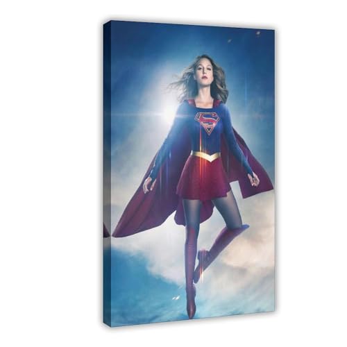 MEZUMI Leinwandposter Schauspielerin Melissa Benoist 1, Wandkunst, Dekordruck, Bild Gemälde für Wohnzimmer, Schlafzimmer, Dekoration, Rahmen-Stil, 30 x 45 cm von MEZUMI